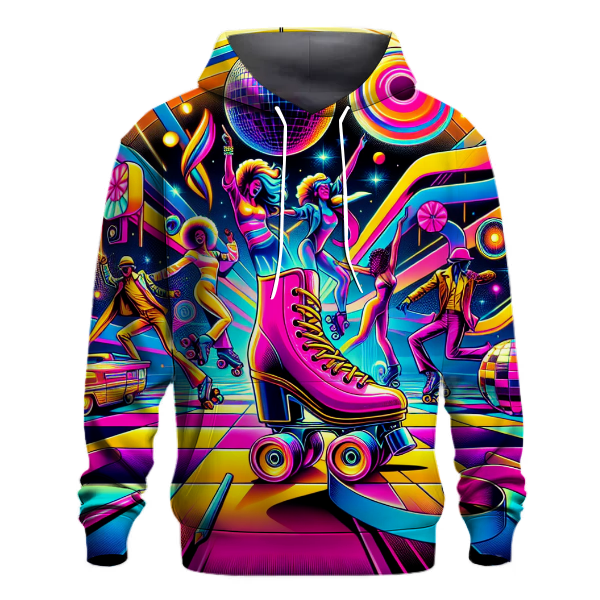 Retro Roller Disco Vibes Hoodie