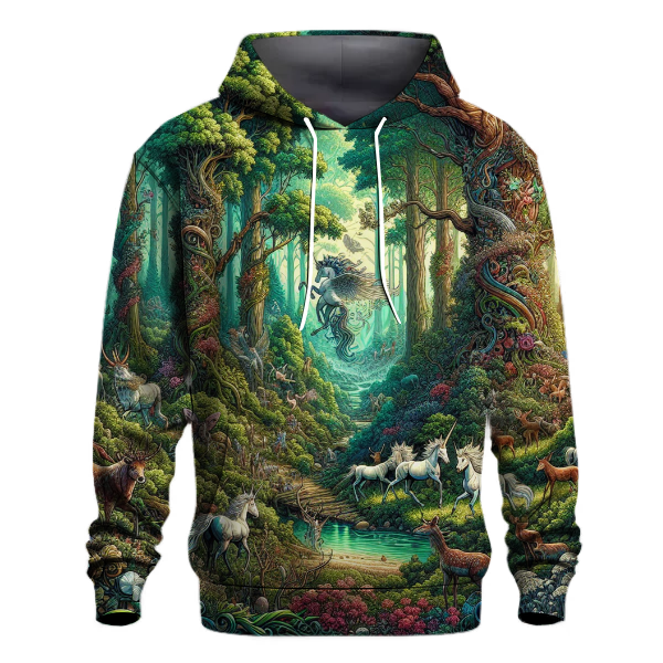 Fabled Woodland Creatures Hoodie