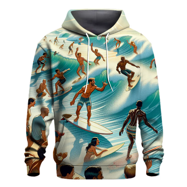 Surfing Excitement Hoodie