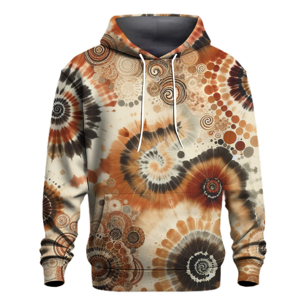 Earthy Tie-Dye Vibes Hoodie