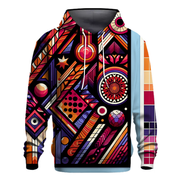 Funky Paisley Groove Hoodie