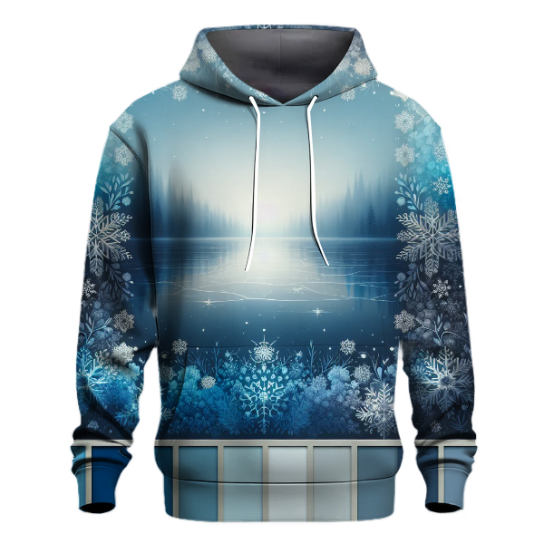 Icy Blue Wonderland Hoodie