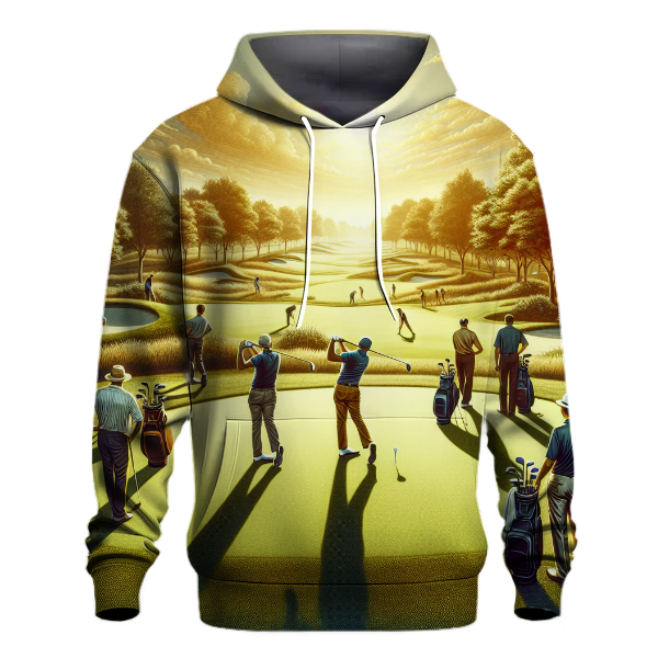 Golf Swing Elegance Hoodie