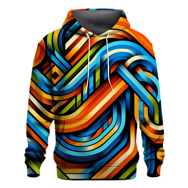Electric Funk Pattern Hoodie