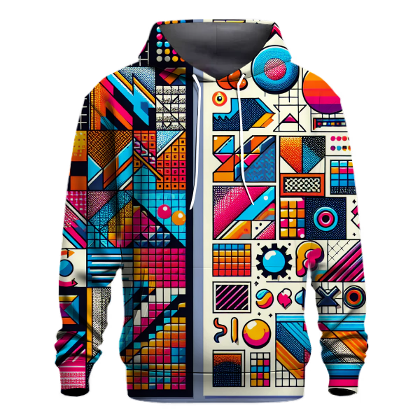 Funky Grid Escape Hoodie