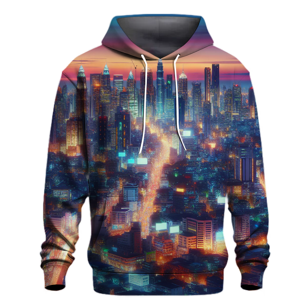 Dynamic City Skyline Hoodie