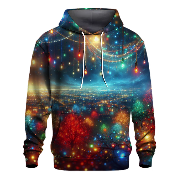 Joyful Christmas Lights Extravaganza Hoodie