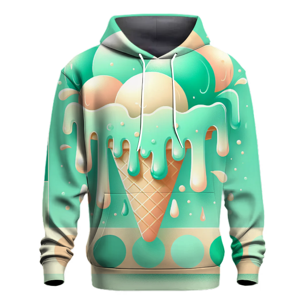 Cool Mint Ice Cream Hoodie