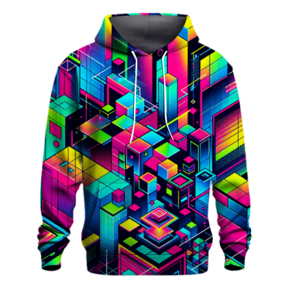 Retro Futurism Delight Hoodie