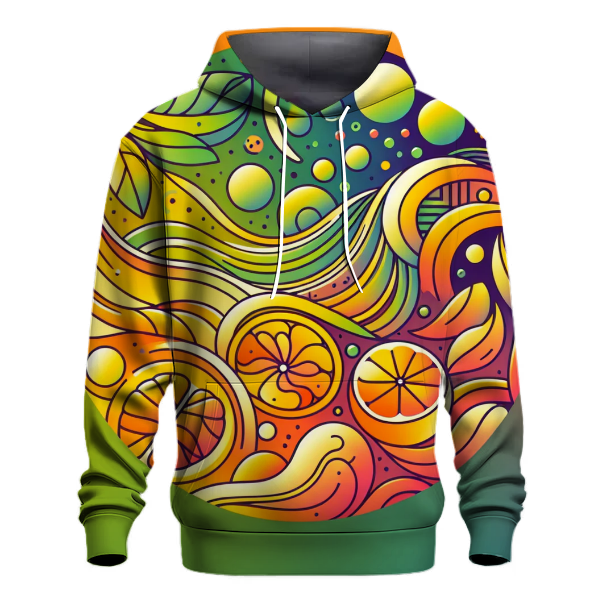 Citrus Twilight Gradient Hoodie