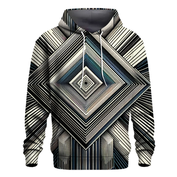 Grid Lines Escape Hoodie