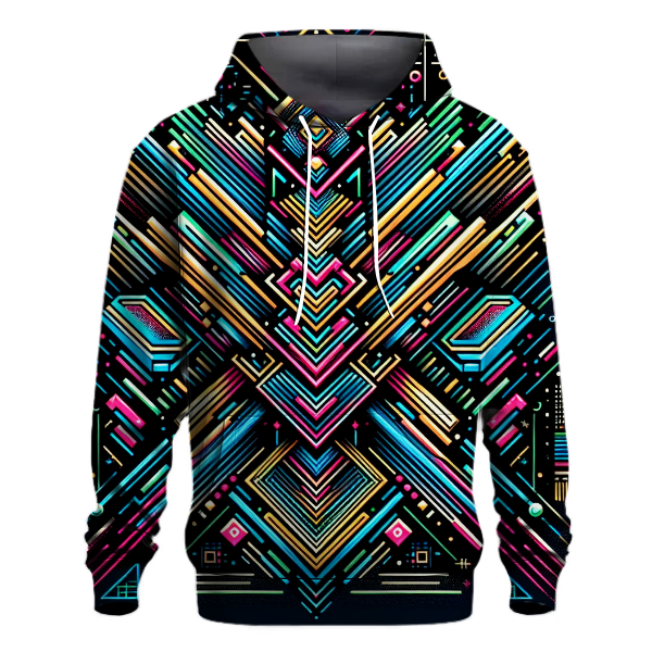 Geometric Pulse Hoodie