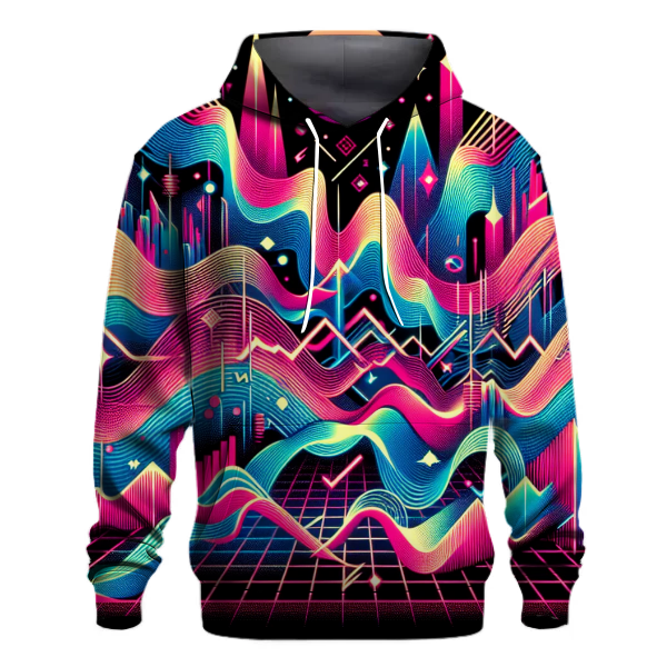 Neon Wavefront Hoodie