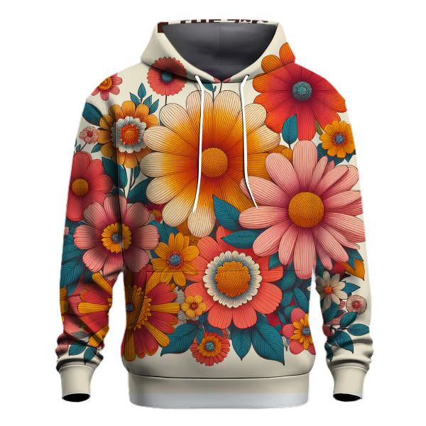 Groovy Floral Fantasy Hoodie