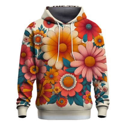 Groovy Floral Fantasy Hoodie