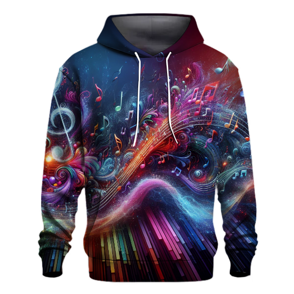 Dynamic Music Waves Hoodie