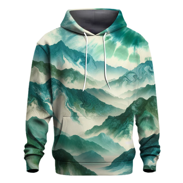 Mountain Stream Tie-dye Hoodie