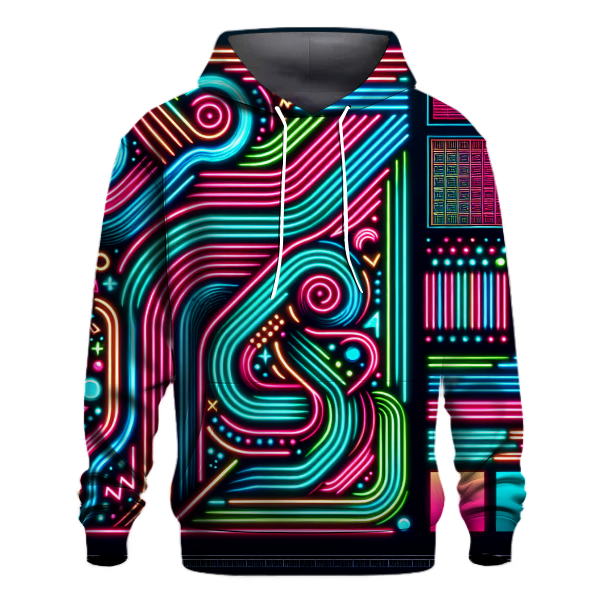 Neon Groove Vibes Hoodie