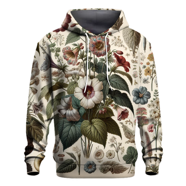 Victorian Botanical Illustration Hoodie
