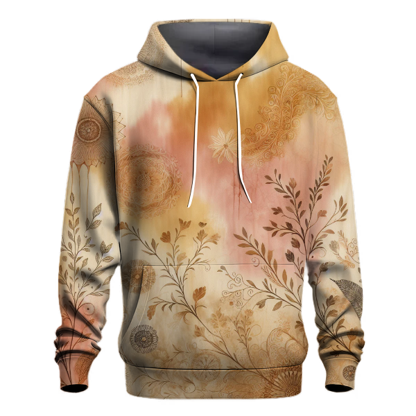 Golden Twilight Tie-dye Hoodie