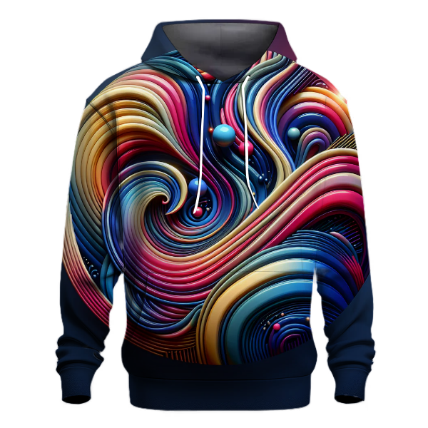 Technicolor Dream Waves Hoodie