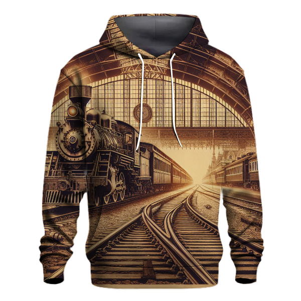 Vintage Railway Reverie Hoodie