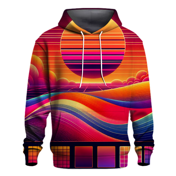 Electric Sunset Dreamscape Hoodie