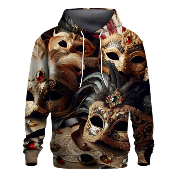 Elegant Masquerade Mystery Hoodie