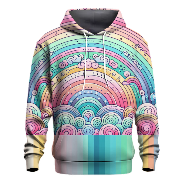 Rainbow Dream Gradient Design Hoodie