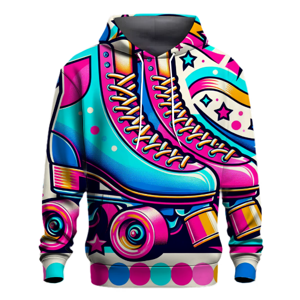 Nostalgic Roller Skate Hoodie