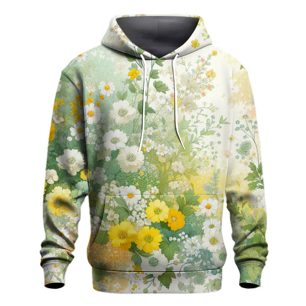 Daisy Meadow Tie-dye Design Hoodie