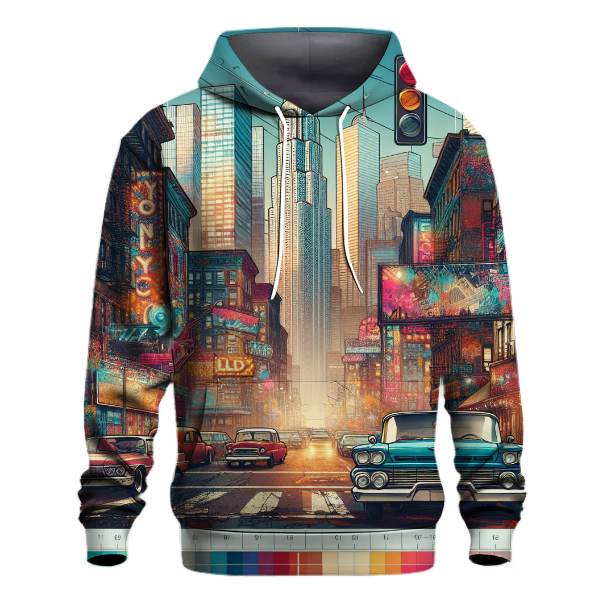 Retro Urban Wanderlust Hoodie
