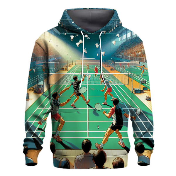 Badminton Net Clash Hoodie