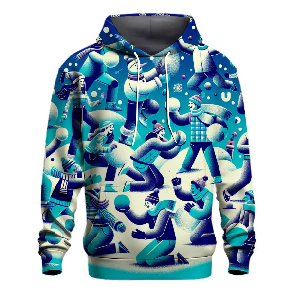 Festive Snowball Fight Hoodie