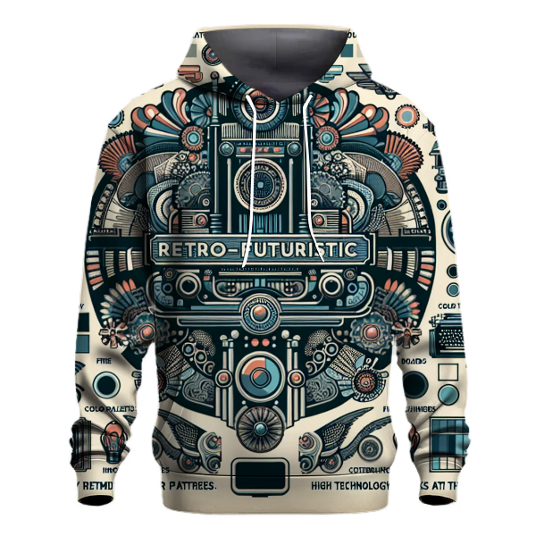 Retro-Futuristic Fusion Hoodie