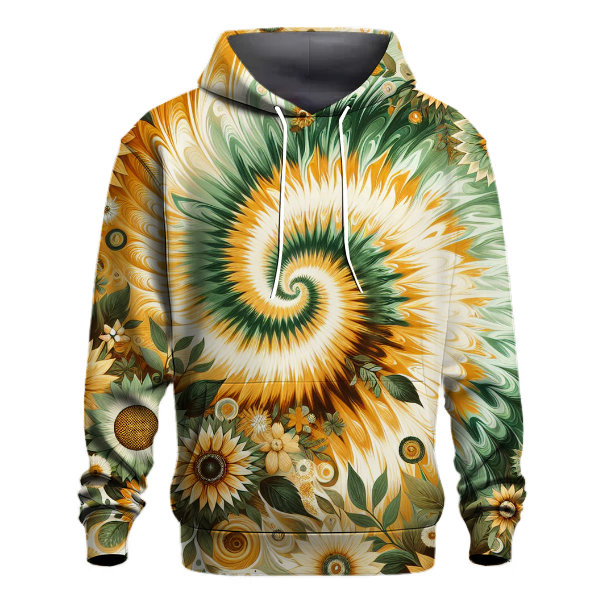 Sunflower Meadow Swirl Hoodie