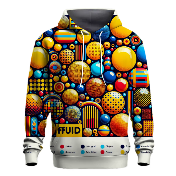 Funky Circle Dots Hoodie
