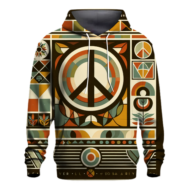 Geometric Peace Hoodie