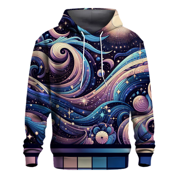 Cosmic Wave Vibes Hoodie