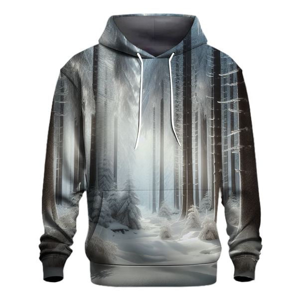 Majestic Winter Woods Hoodie