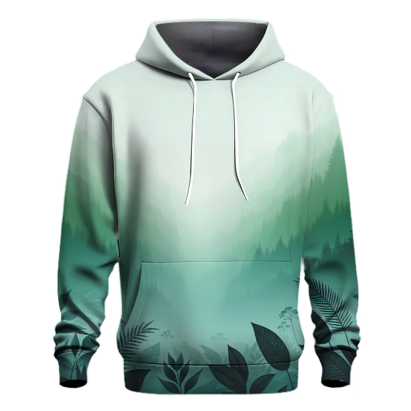Misty Rainforest Escape Hoodie