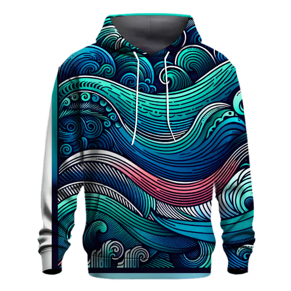 Oceanic Tidal Waves Hoodie