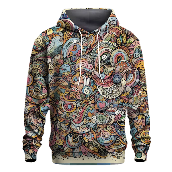 Artistic Doodle Delight Hoodie
