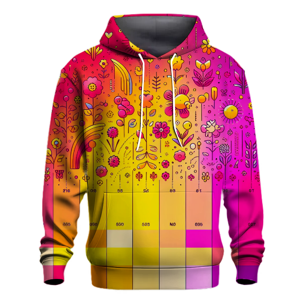 Radiant Floral Fantasy Hoodie