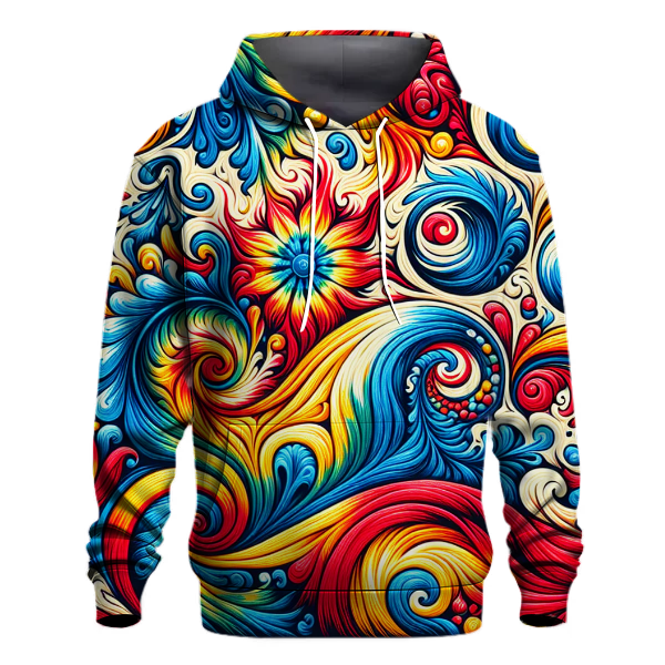 Tie-Dye Waves Hoodie