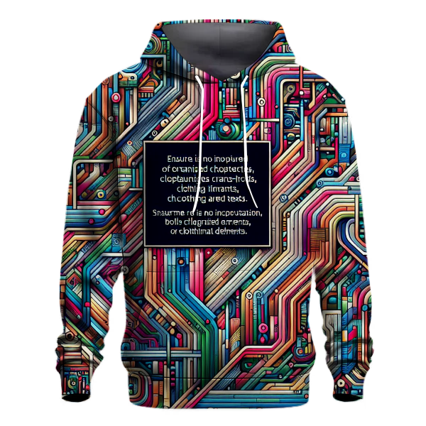 Chromatic Circuit Craze Hoodie