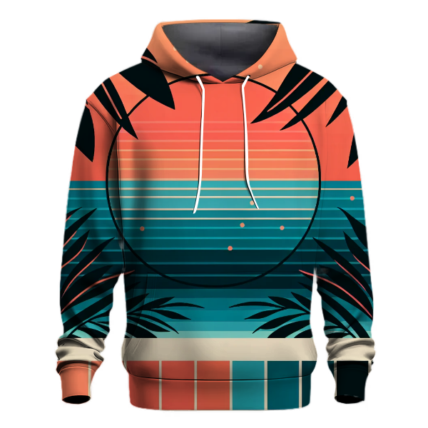 Tropical Twilight Design Hoodie