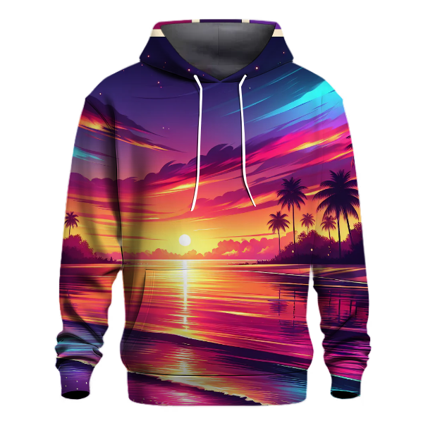Radiant Sunset Beach Vibes Hoodie