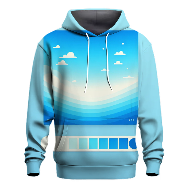 Azure Sky Fade Hoodie