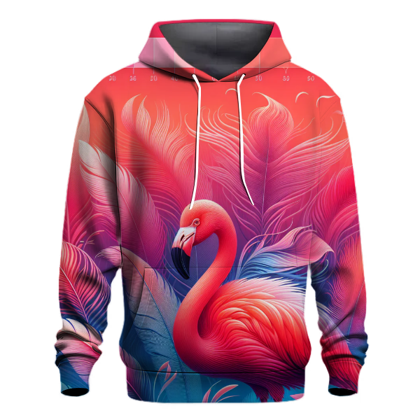 Flamingo Flair Hoodie
